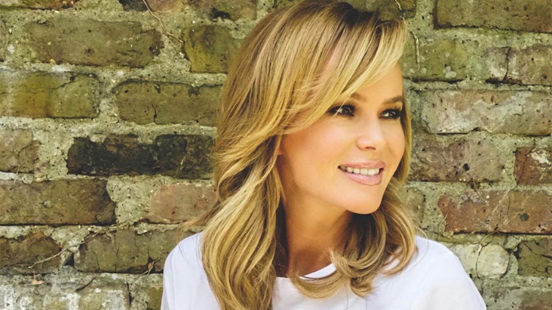 Amanda Holden just wore a risqué plunging wedding gown – and WOW! | HELLO!