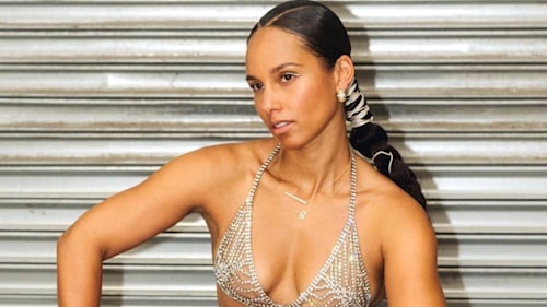 Alicia Keys almost broke the internet in this sizzling pre-Super Bowl sparkly look
