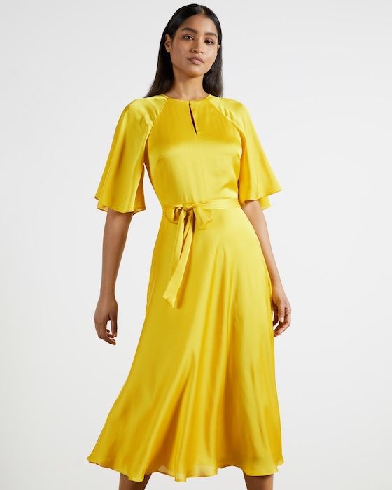 ted baker dress yellow