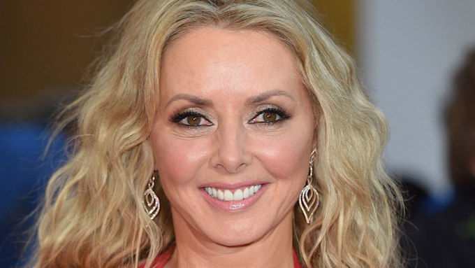 Carol Vorderman wears red hot leather outfit to celebrate Welsh rugby ...