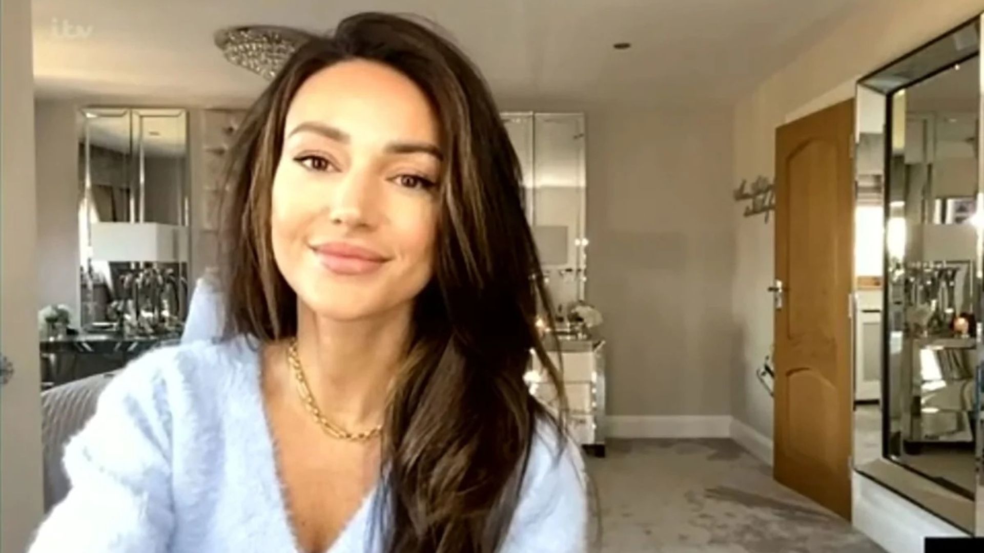 Michelle Keegan shares snap inside stunning home as she models bold ...