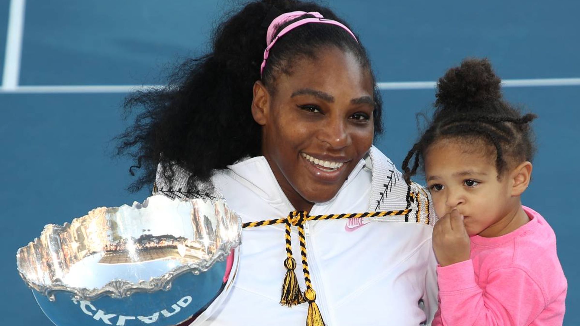 Serena Williams and her daughter are twinning in the cutest pink
