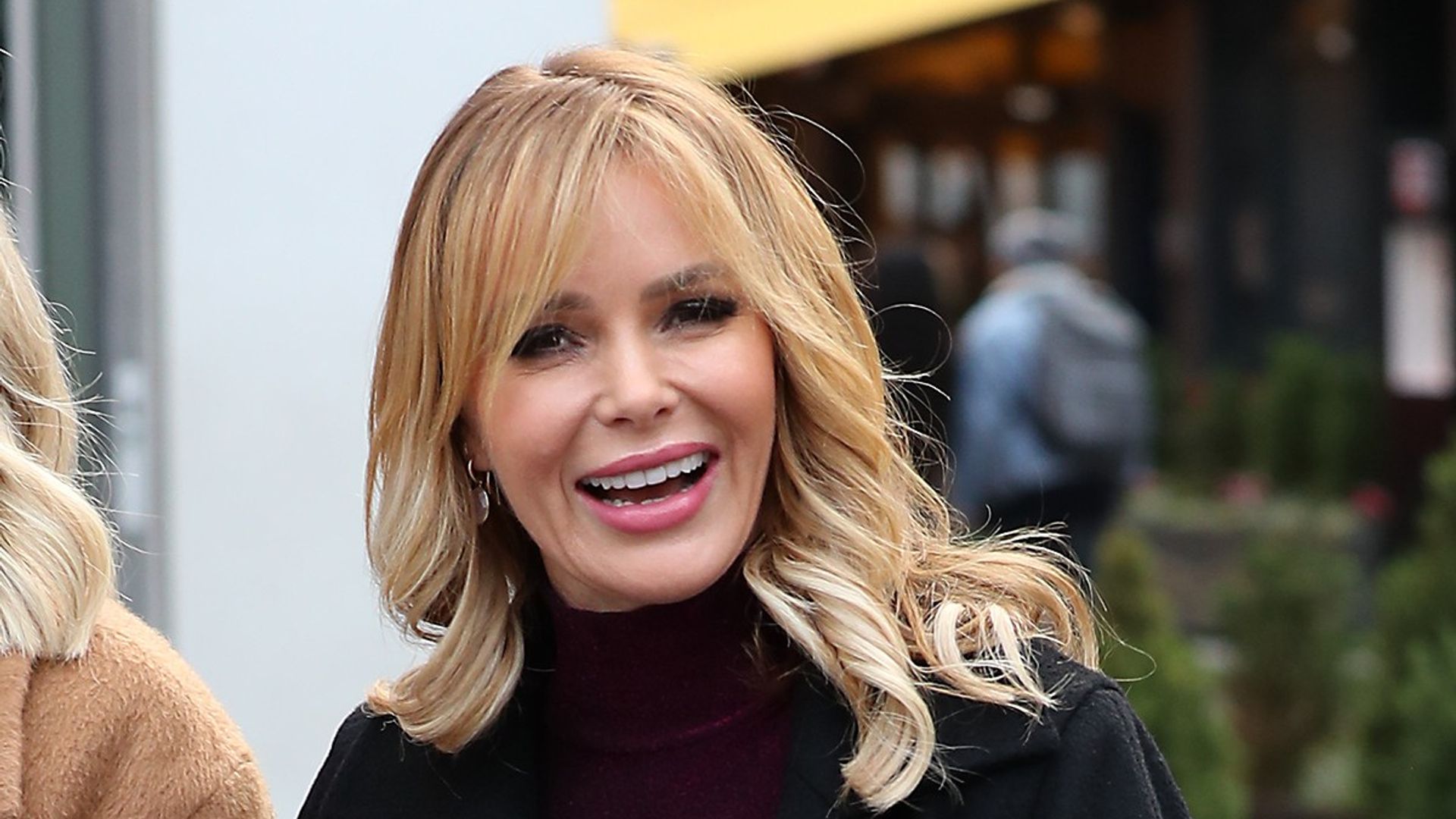 Amanda Holden's legs look endless in her leather leggings | HELLO!