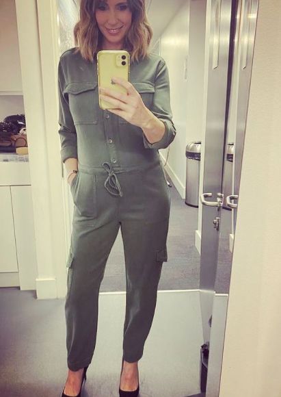 alex jones khaki jumpsuit