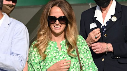 Andy Murray's wife Kim wows Wimbledon fans in bold floral mini dress