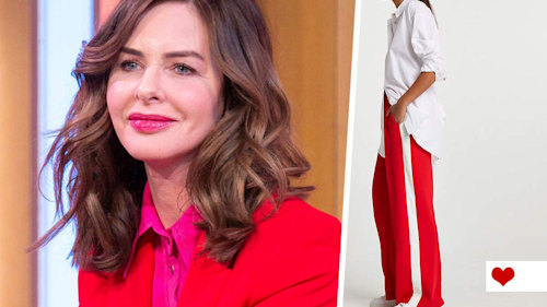 Trinny Woodall caused these designer-inspired River Island trousers to sell out - but they're back in stock! 