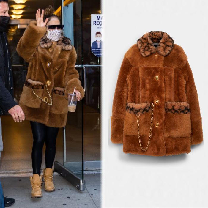 coach jlo shearling