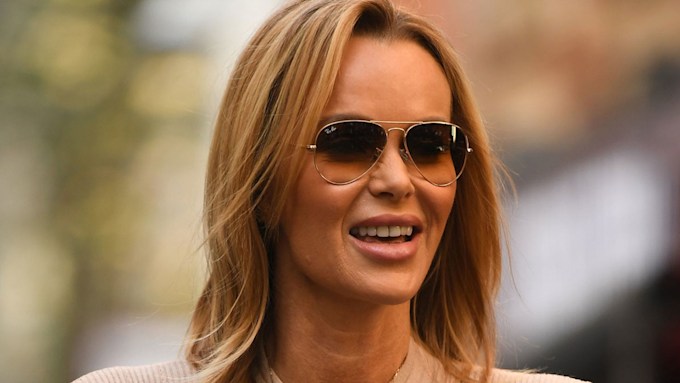 Amanda Holden turns up the heat in figure-hugging leather trousers | HELLO!