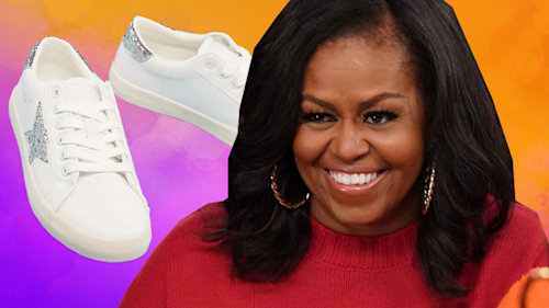 Remember Michelle Obama's $500 sparkly star sneakers? We've found the best $40 dupe
