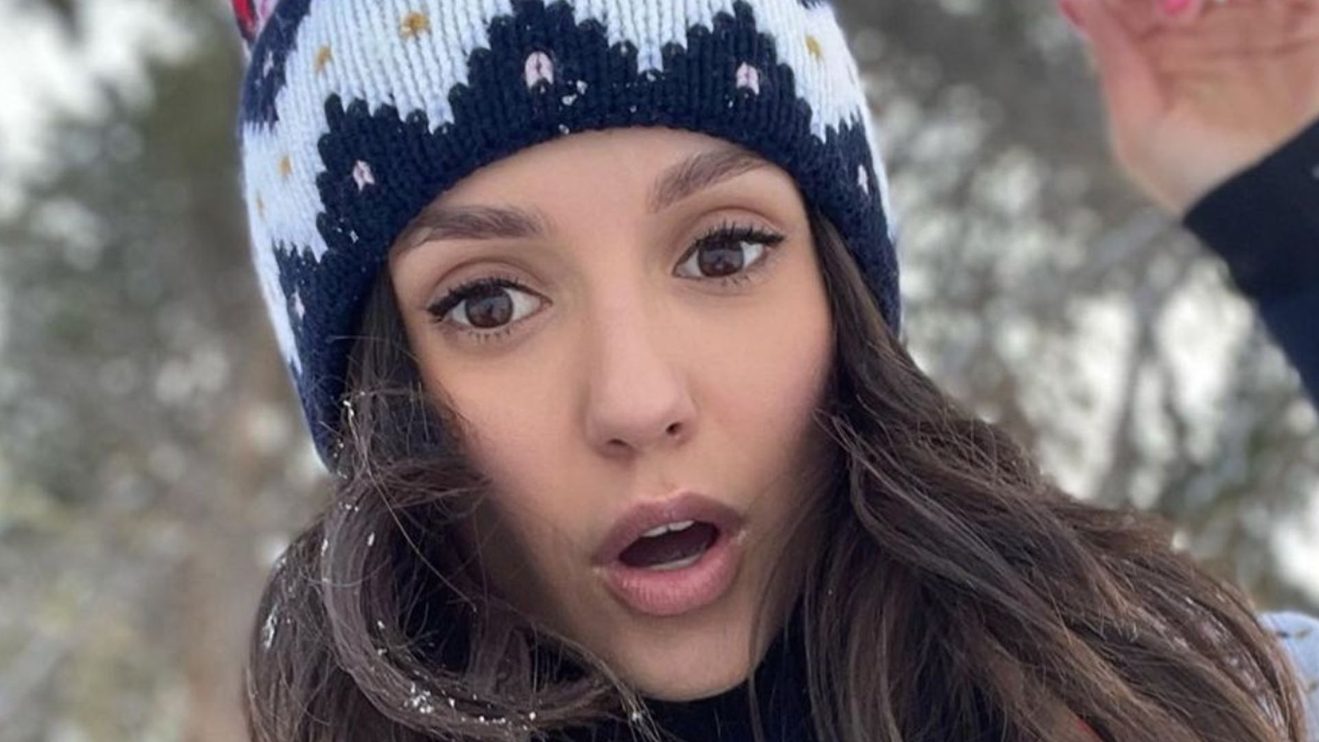 The Vampire Diaries' Nina Dobrev rocks incredible La Ligne winter ...