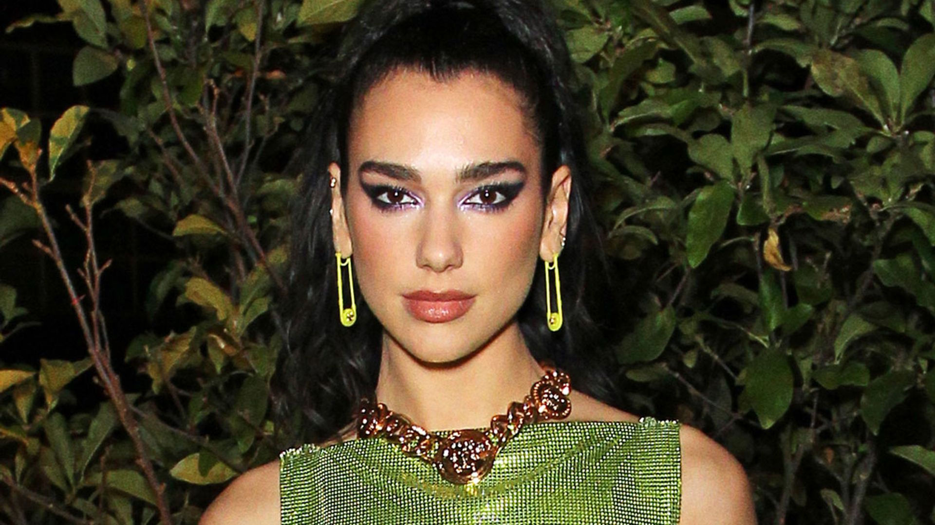 Dua Lipa Sets Pulses Racing In Leather Mini Dress And Thigh High Boots Hello 6773