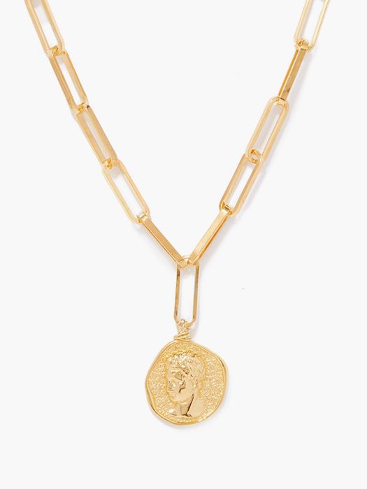 michelle keegan coin necklace