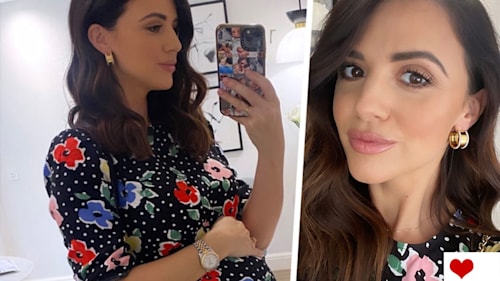 Lucy Meck's maternity wardrobe features £49 Marks & Spencer dress 