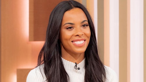 Rochelle Humes dazzles in V-neck dress – husband Marvin reacts