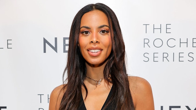 Rochelle Humes is a dream in ab-baring waistcoat and low-slung trousers ...