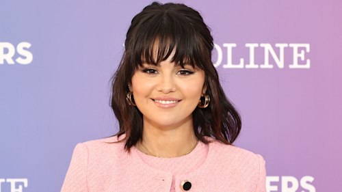Selena Gomez stepped out in the cutest pink co-ord from Mango and it's still available to shop