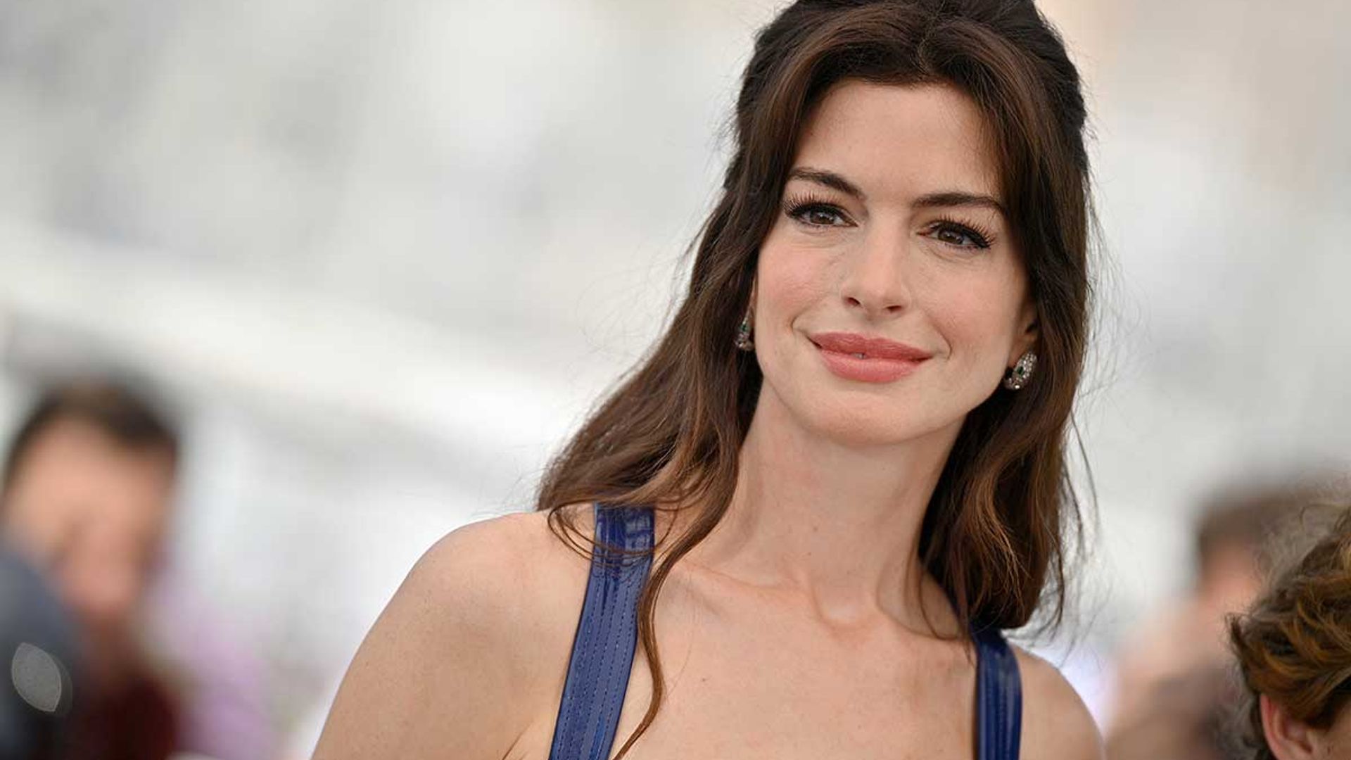 Anne Hathaway Causes A Stir In Leg-lengthening PVC Mini Dress | HELLO!