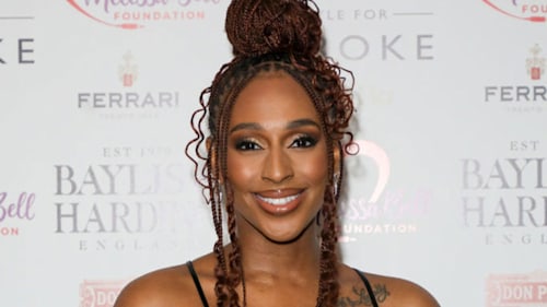 Alexandra Burke shows off baby bump in the most glamorous maternity gown