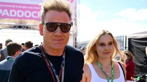 Gordon Ramsay's daughter Holly puts on leggy display in tiny red leather shorts alongside famous dad