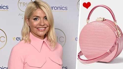 Holly Willoughby’s pink Aspinal of London bag is currently 50% off in the sale - hurry!