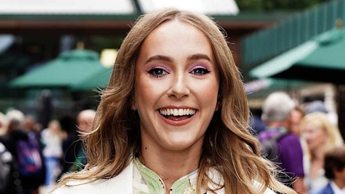 Rose Ayling-Ellis wows in unique psychedelic polo top