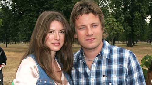 Jamie Oliver's wife Jools looks spectacular in gorgeous dress with thigh-high slit
