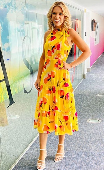 Celebrities wearing floral dresses: From Stacey Solomon to Fearne ...