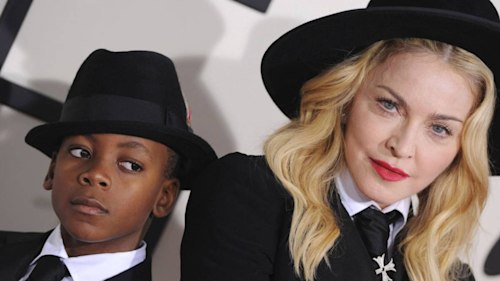 Madonna's son shows off impressive dance moves wearing a dress inside family home