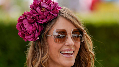 Elizabeth Hurley dazzles in flirty floral dress at Goodwood Festival – and wow!