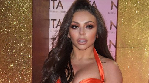 Jesy Nelson shows off 'natural' hair in flirty negligee