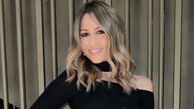 Newly single Rachel Stevens looks sensational in shoulder-baring top