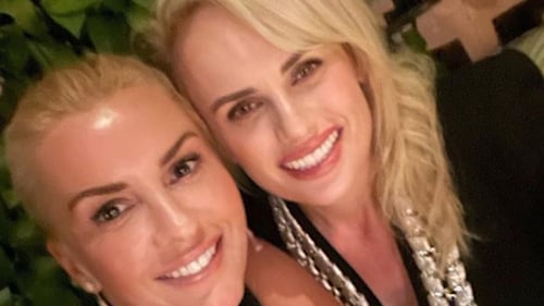 Rebel Wilson twins with girlfriend Ramona in statement outfits
