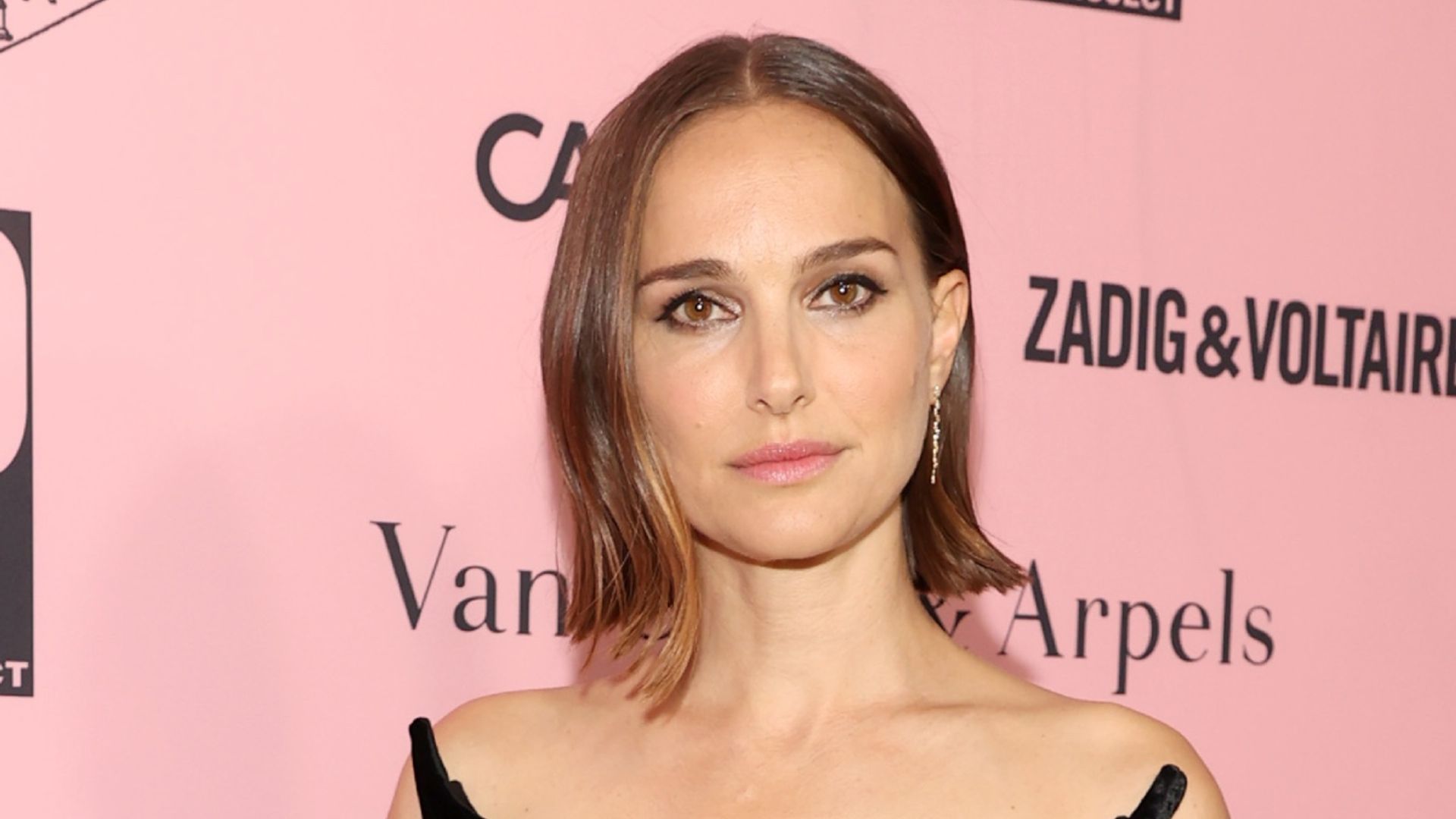 Natalie Portman in an ethereal sheer red gown will leave you stunned