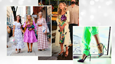 The best SATC 'And Just Like That' outfits, and where to shop them! See the incredible outfits Carrie, Miranda and Charlotte wear in the new series