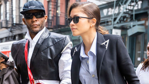 Zendaya channels 90s chic in the coolest blazer and jeans combo