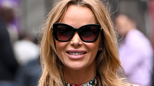 Amanda Holden channels Legally Blonde in bodycon dress