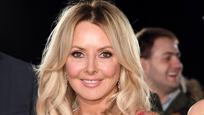 Carol Vorderman sizzles in red hot crop top in sporty new photo | HELLO!