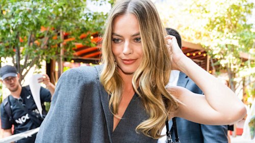 Margot Robbie's on-trend Mango suit is exactly what we need in our autumn wardrobes