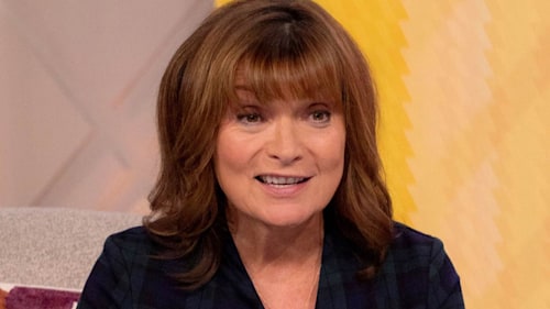 Lorraine Kelly looks incredible in the perfect leather pencil skirt
