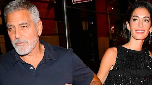 Amal Clooney stuns in head-turning mini dress on romantic date night