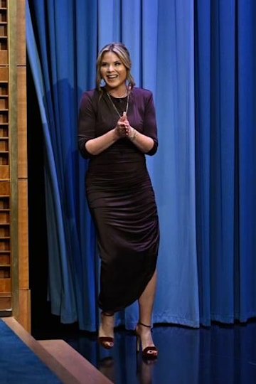 Today S Jenna Bush Hager Dons Sultry Figure Hugging Look As She Makes Move To Late Night