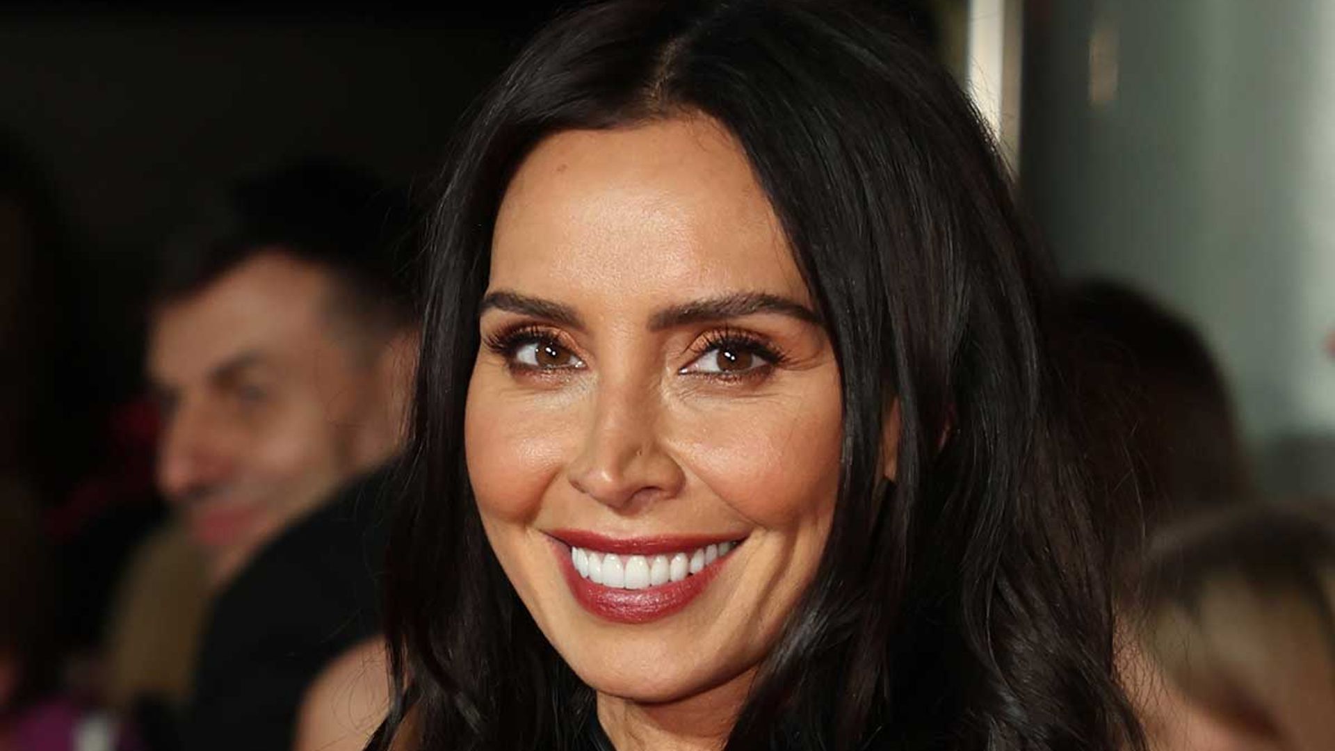 Christine Lampard dazzles in figure-hugging velvet gown with risqué ...