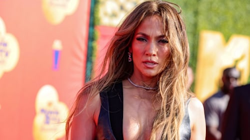 Jennifer Lopez turns up the heat in black lace lingerie - and there's a nod to Ben Affleck