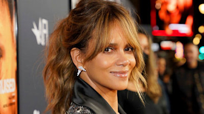 Halle Berry stuns in daring corset mini dress