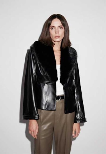 Louise Redknapp wows in racy leather blazer and ultra-high heels | HELLO!