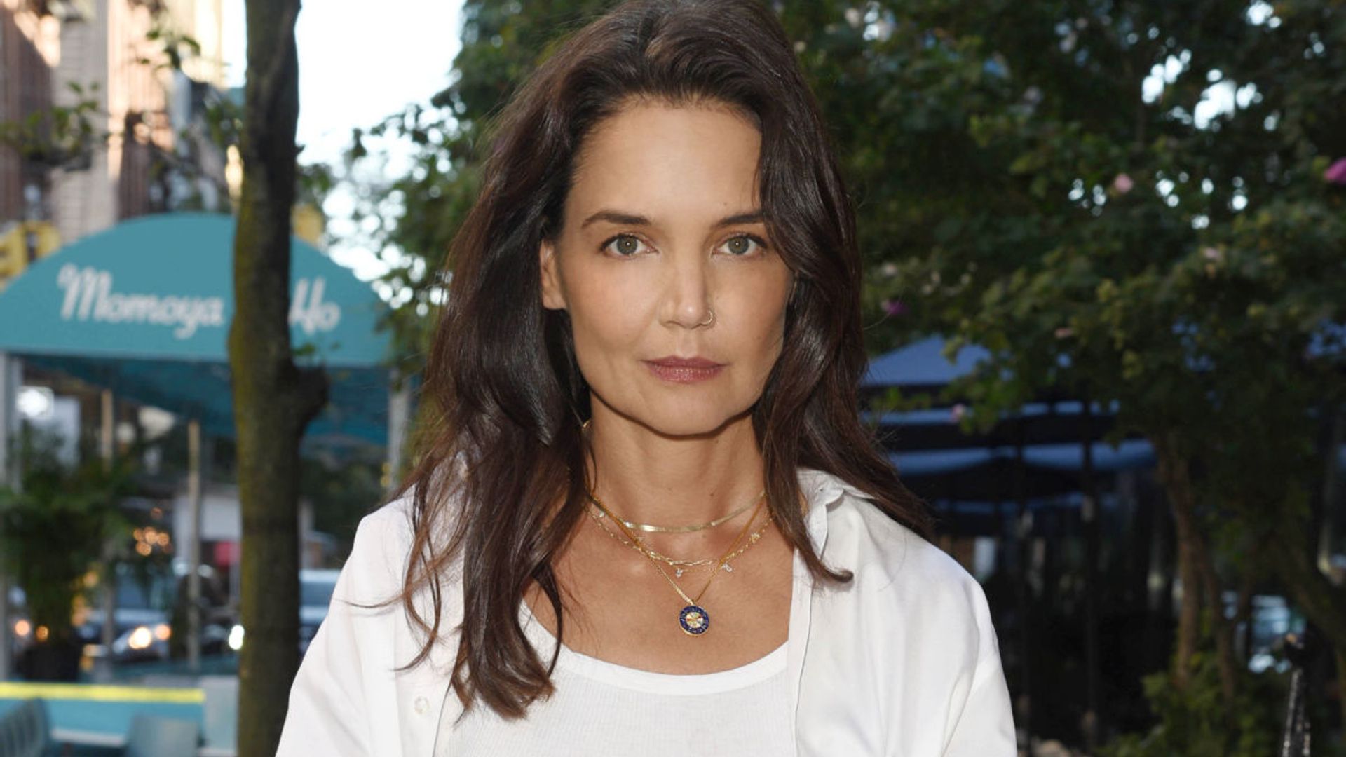 Katie Holmes' BaubleBar astrology necklace has a secret twist and it
