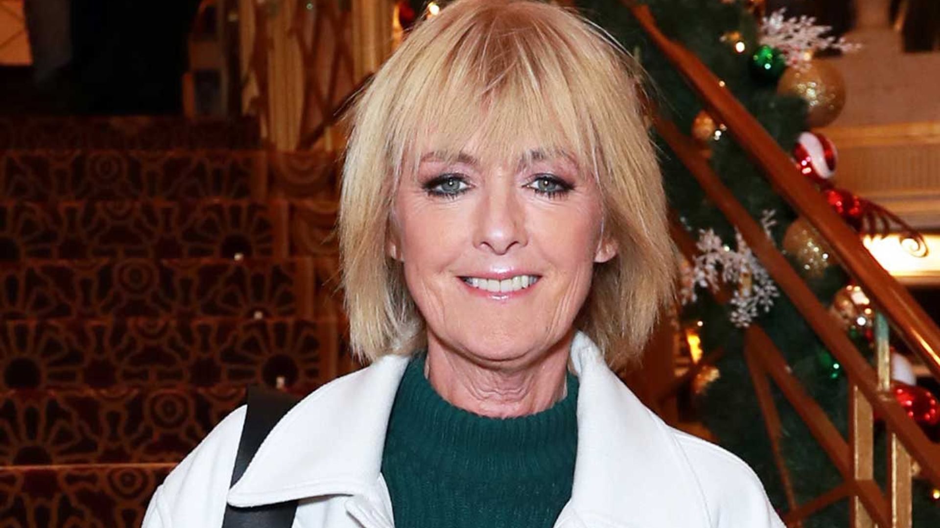 Jane Moore wows in mermaid-style dress with unexpected texture
