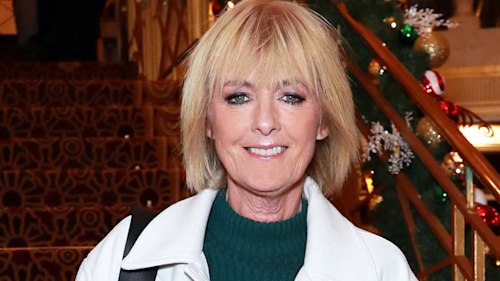 Jane Moore wows in mermaid-style dress with unexpected texture