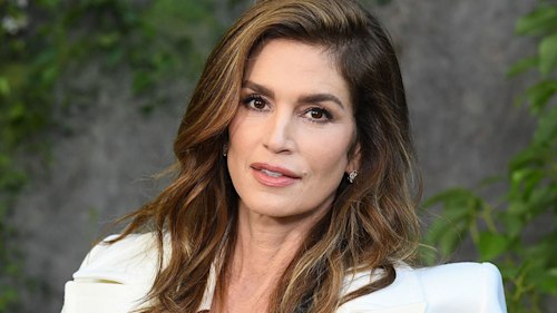 Cindy Crawford dazzles in sheer sequin party dress for ultra-special occasion