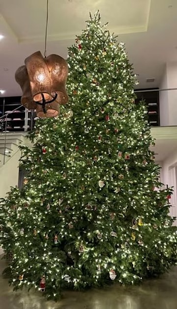 Kylie Jenner's ginormous Christmas tree